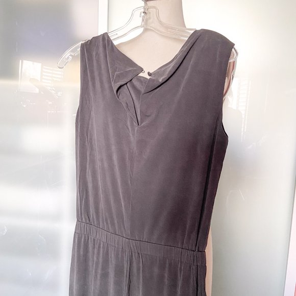 NWOT Banana Republic Black sandwash super soft jumpsuit size XS - Picture 6 of 10